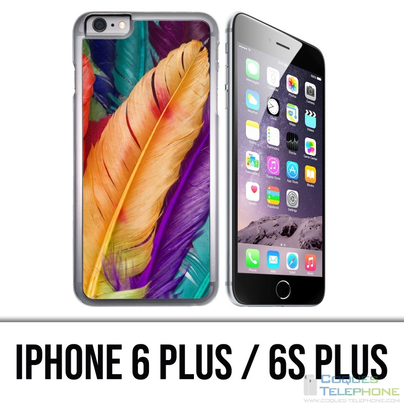 Custodia per iPhone 6 Plus / 6S Plus - Piume