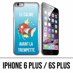 Coque iPhone 6 PLUS / 6S PLUS - Pokémon Le Calme Avant La Trempette Magicarpe