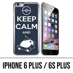 IPhone 6 Plus / 6S Plus Case - Ronflex Pokemon Keep Calm