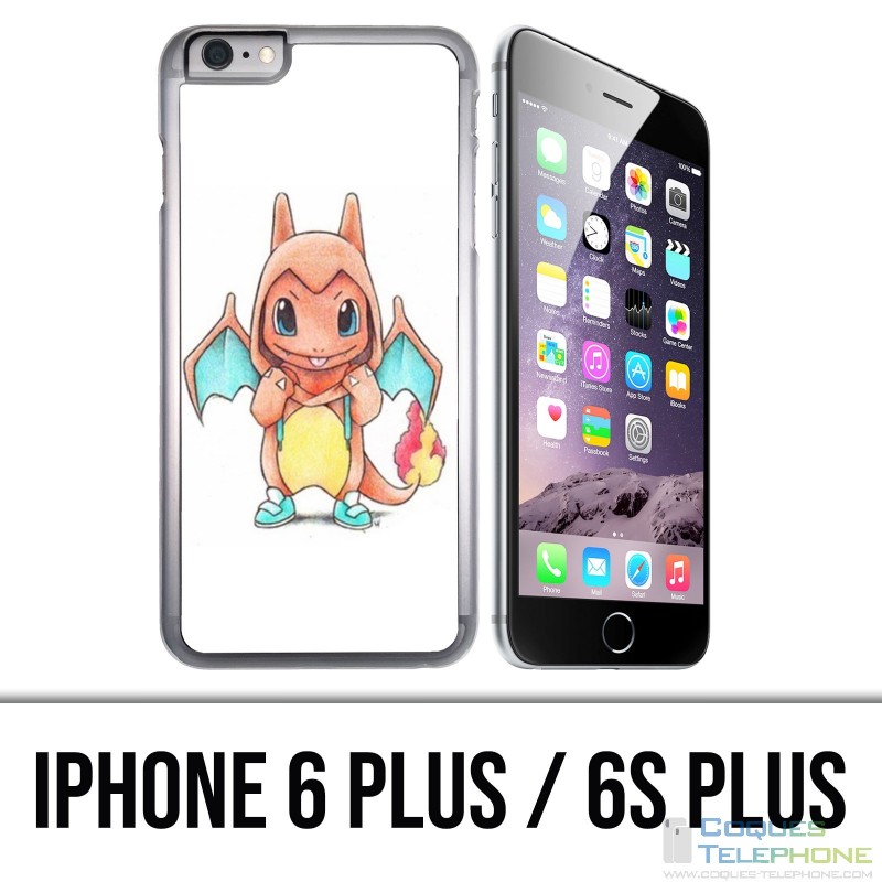 Funda iPhone 6 Plus / 6S Plus - Baby Pokémon Salameche