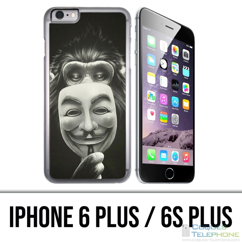 Coque iPhone 6 Plus / 6S Plus - Singe Monkey Aviateur