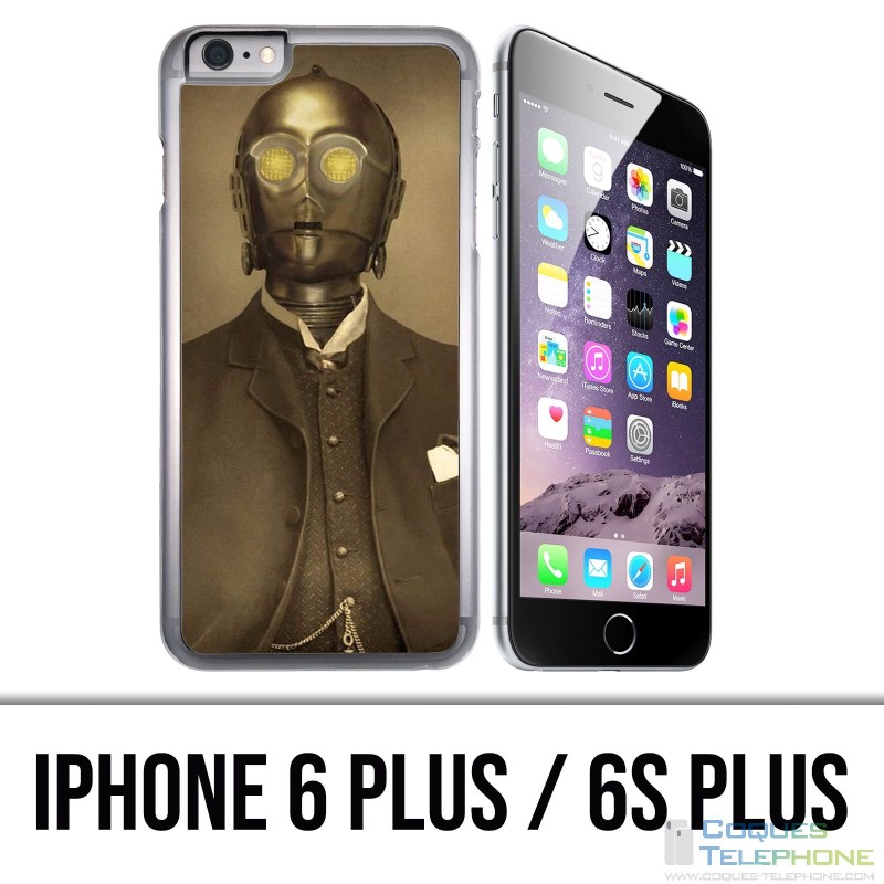 Coque iPhone 6 PLUS / 6S PLUS - Star Wars Vintage C3Po