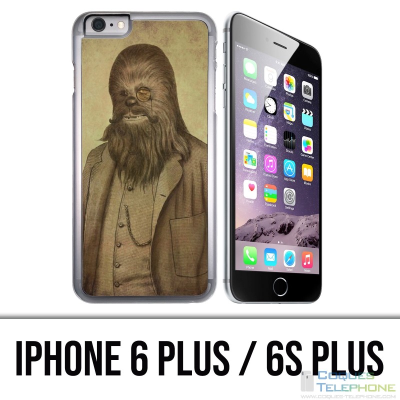 Custodia per iPhone 6 Plus / 6S Plus - Star Wars Vintage Chewbacca