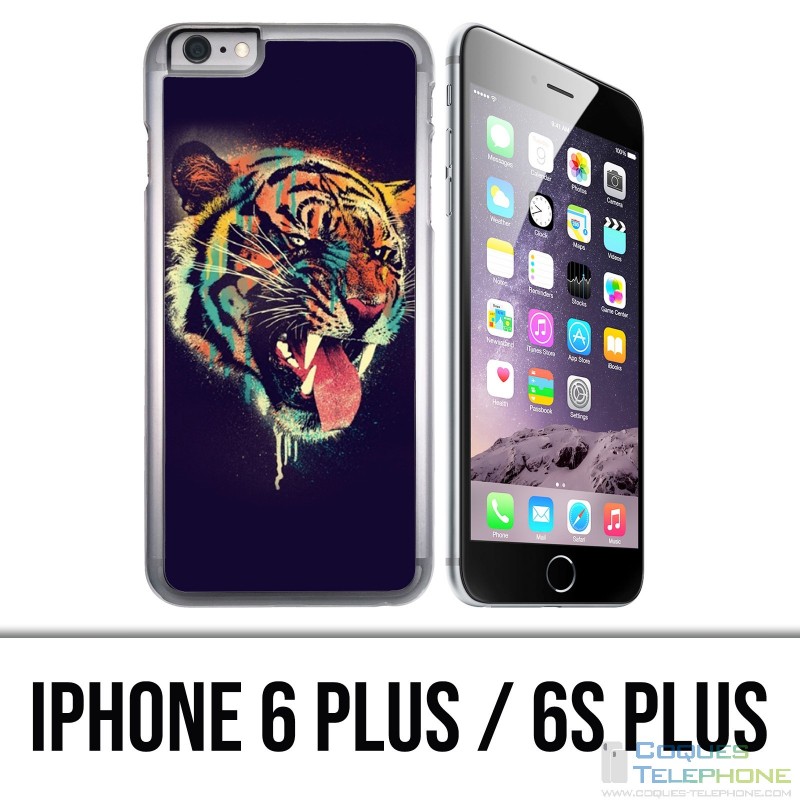 Custodia per iPhone 6 Plus / 6S Plus - Tiger Painting