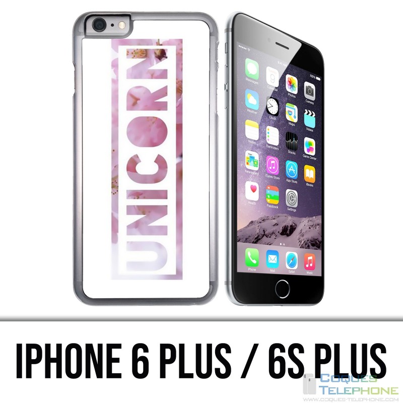 Custodia per iPhone 6 Plus / 6S Plus - Unicorn Unicorn Flowers