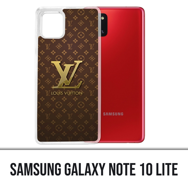 Gray Louis Vuitton Logo Samsung Galaxy Note 10 Plus Clear Case
