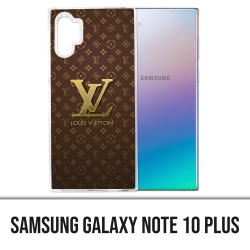 Classic Black Louis Vuitton X Supreme Samsung Galaxy Note 10 Plus Clear Case