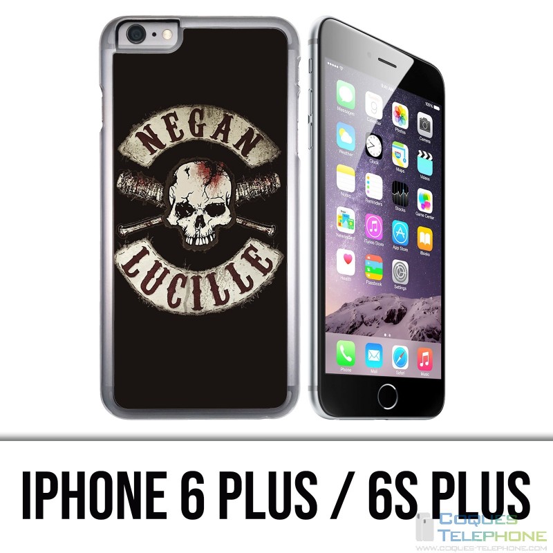 Custodia per iPhone 6 Plus / 6S Plus - Walking Dead Logo Negan Lucille