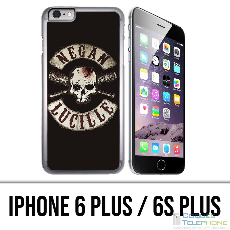 IPhone 6 Plus / 6S Plus Case - Walking Dead Logo Negan Lucille