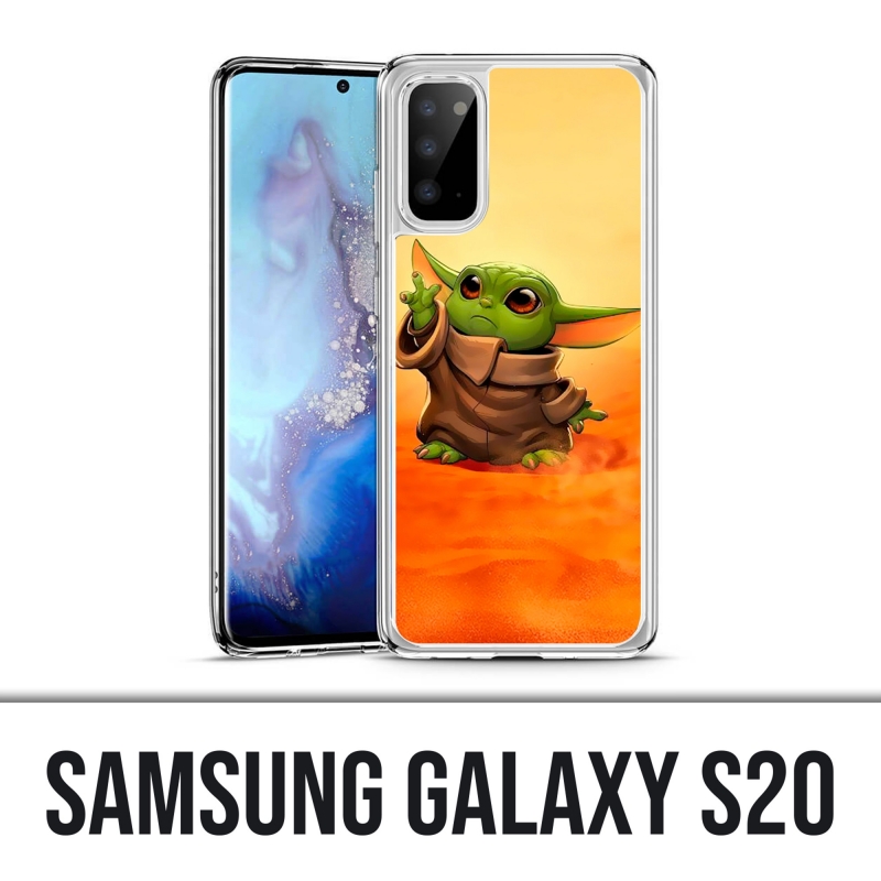 Custodia Samsung Galaxy S20 - Star Wars baby Yoda Fanart