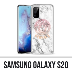 Funda Samsung Galaxy S20 - mármol blanco Versace