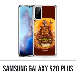 Custodia Samsung Galaxy S20 Plus - Star Wars Mandalorian Yoda fanart