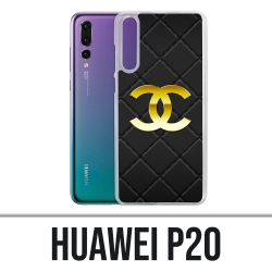 Coque Huawei P20 - Chanel Logo Cuir