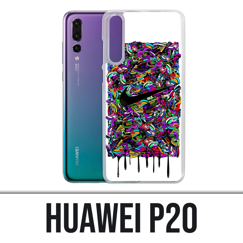 Coque Huawei P20 - Nike Sneakers Art