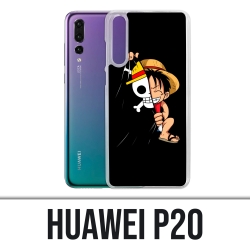 Funda Huawei P20 - One Piece baby Luffy Flag