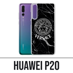 Coque Huawei P20 - Versace marbre noir