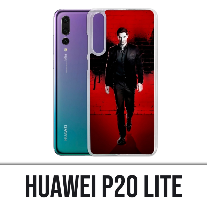 Custodia Huawei P20 Lite - Lucifer wings wall