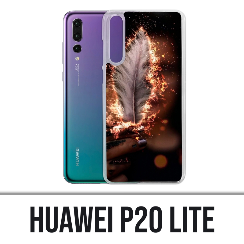 Custodia Huawei P20 Lite - Piuma di fuoco