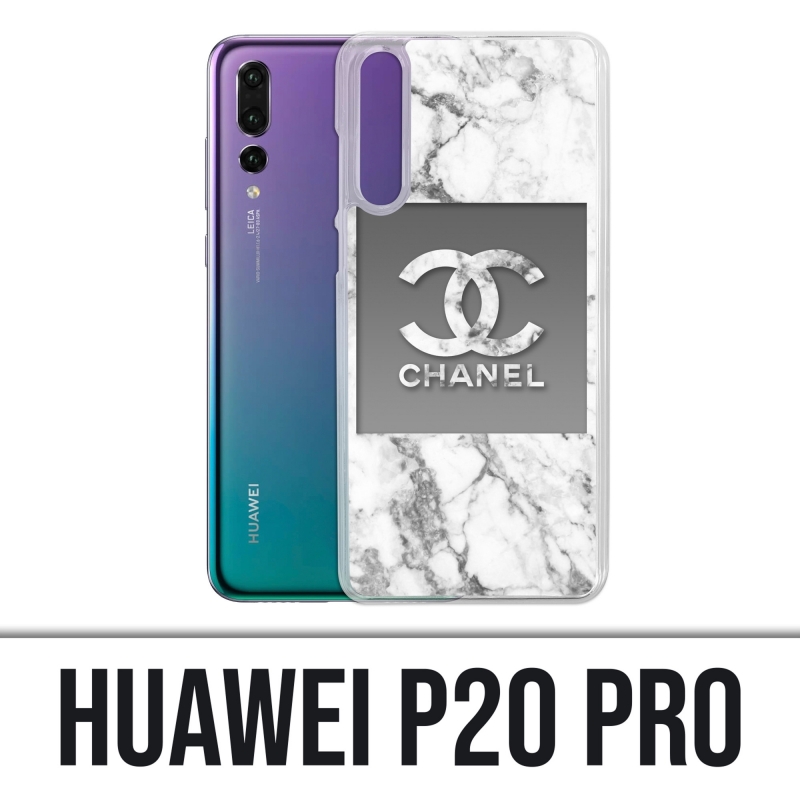 Coque Huawei P20 Pro - Chanel Marbre Blanc