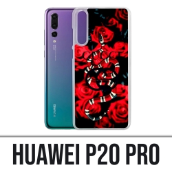 Custodia Huawei P20 Pro - rose serpente Gucci