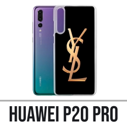 Custodia Huawei P20 Pro - Logo YSL Yves Saint Laurent Gold