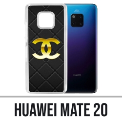 Custodia Huawei Mate 20 - Chanel Logo in pelle