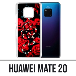 Coque Huawei Mate 20 - Gucci snake roses