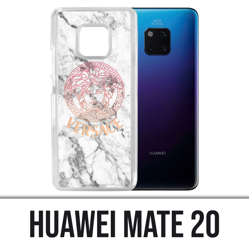 Coque Huawei Mate 20 - Versace marbre blanc