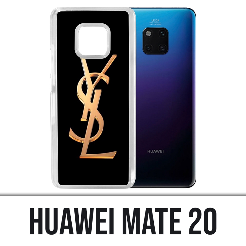 Coque Huawei Mate 20 - YSL Yves Saint Laurent Gold Logo