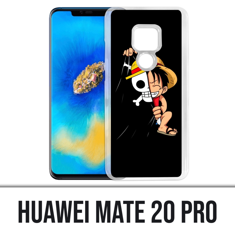 Huawei Mate 20 PRO Hülle - One Piece Baby Ruffy Flag