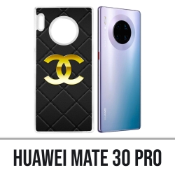Coque Huawei Mate 30 Pro - Chanel Logo Cuir