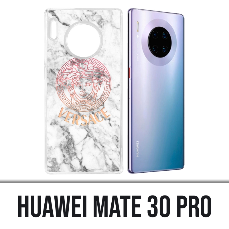 Coque Huawei Mate 30 Pro - Versace marbre blanc