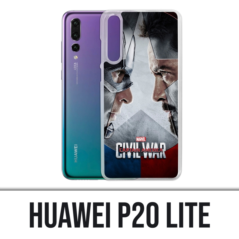 Custodia Huawei P20 Lite - Avengers Civil War