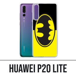 Huawei P20 Lite Case - Batman Logo Classic Gelb Schwarz