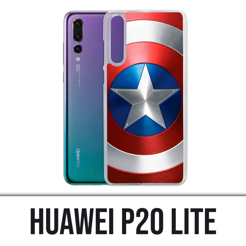Custodia Huawei P20 Lite - Captain America Avengers Shield