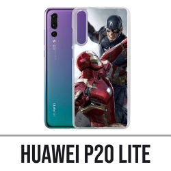 Coque Huawei P20 Lite - Captain America Vs Iron Man Avengers