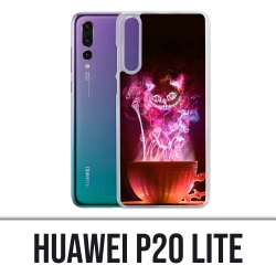 Custodia Huawei P20 Lite - Tazza gatto Alice nel paese delle meraviglie