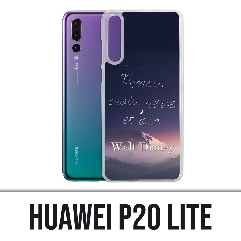 Coque Huawei P20 Lite - Disney Citation Pense Crois Reve