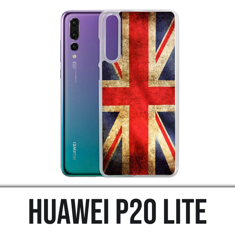 Coque Huawei P20 Lite - Drapeau Uk Vintage