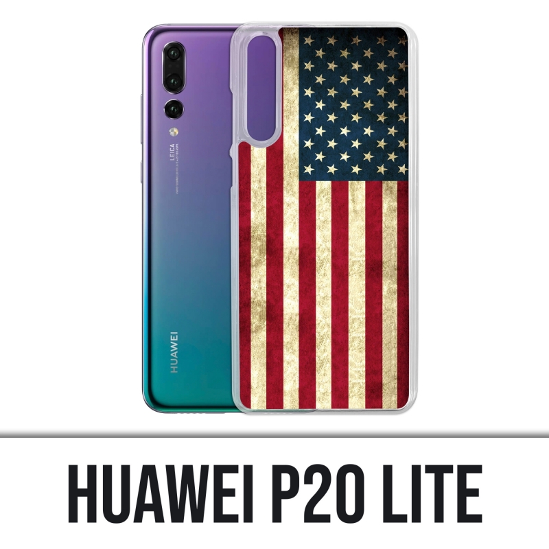 Coque Huawei P20 Lite - Drapeau Usa