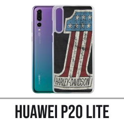 Funda Huawei P20 Lite - Logotipo Harley Davidson 1