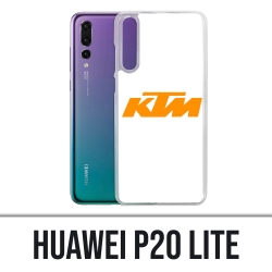 Custodia Huawei P20 Lite - Logo Ktm sfondo bianco
