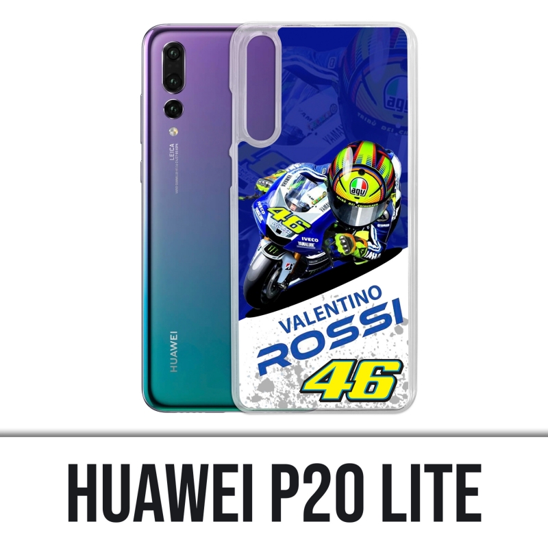 Coque Huawei P20 Lite - Motogp Rossi Cartoon Galaxy