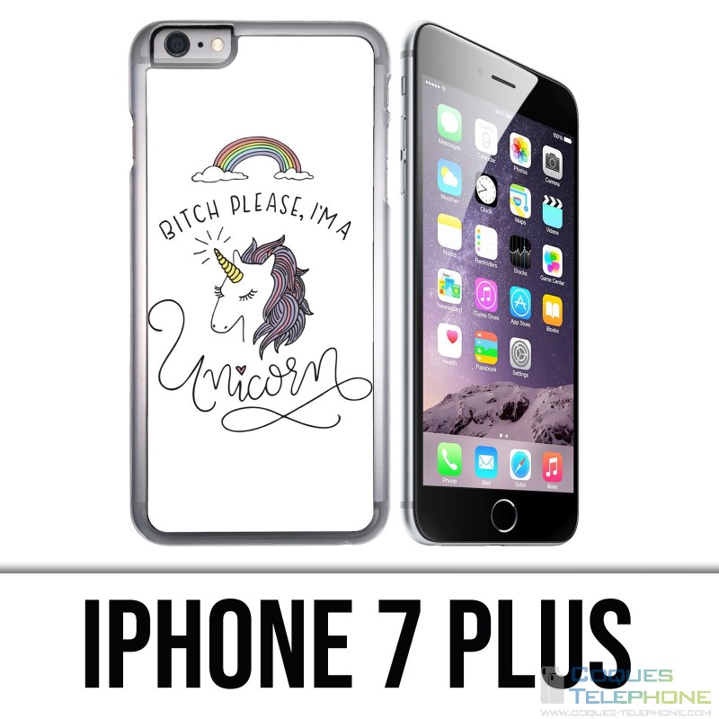IPhone 7 Plus Hülle - Bitch Please Unicorn Unicorn