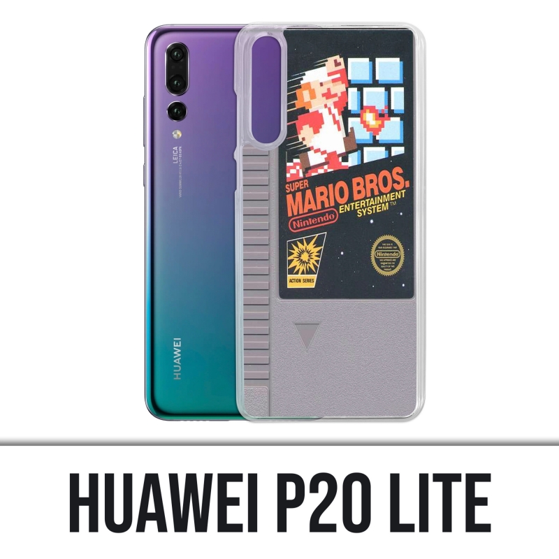 Custodia Huawei P20 Lite - Cartuccia Nintendo Nes Mario Bros