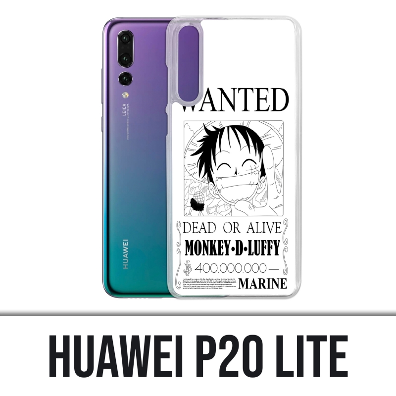 Funda Huawei P20 Lite - One Piece Wanted Luffy