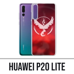 Custodia Huawei P20 Lite - Pokémon Go Team Red Grunge