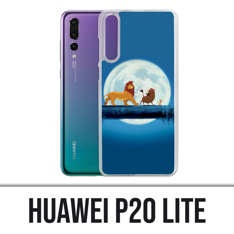 Coque Huawei P20 Lite - Roi Lion Lune
