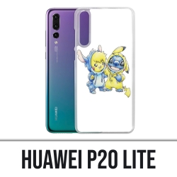 Coque Huawei P20 Lite - Stitch Pikachu Bébé