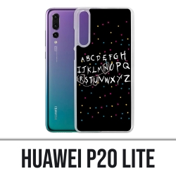 Coque Huawei P20 Lite - Stranger Things Alphabet